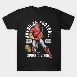 American Football Sport Division T-Shirt